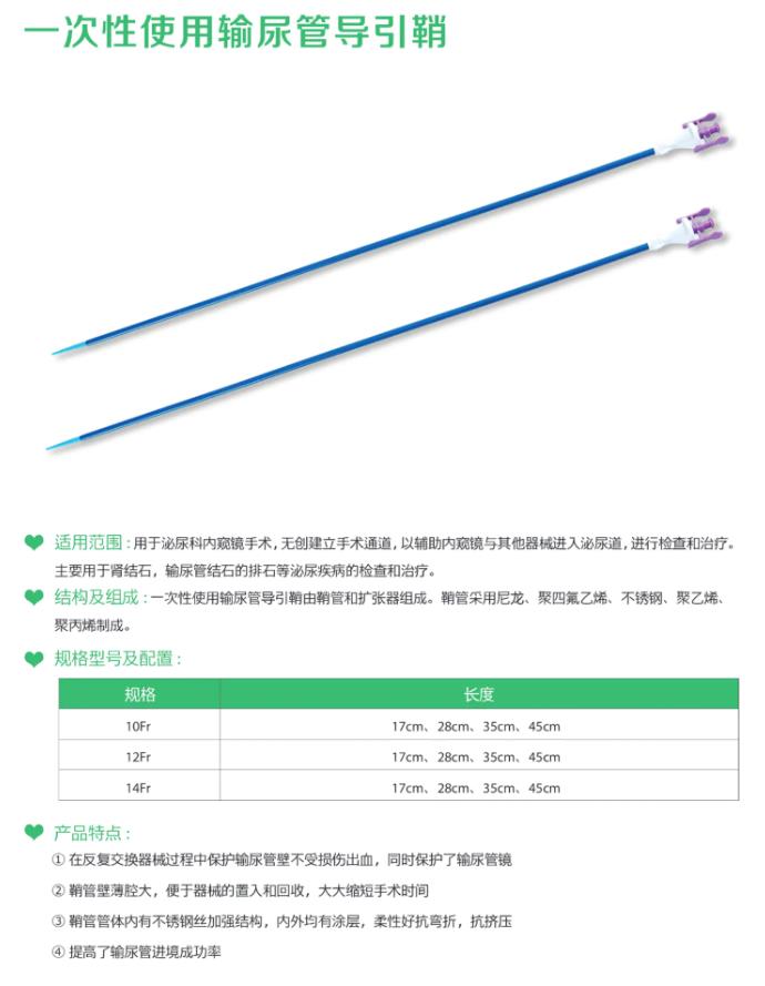 一次性使用输尿管扶引鞘